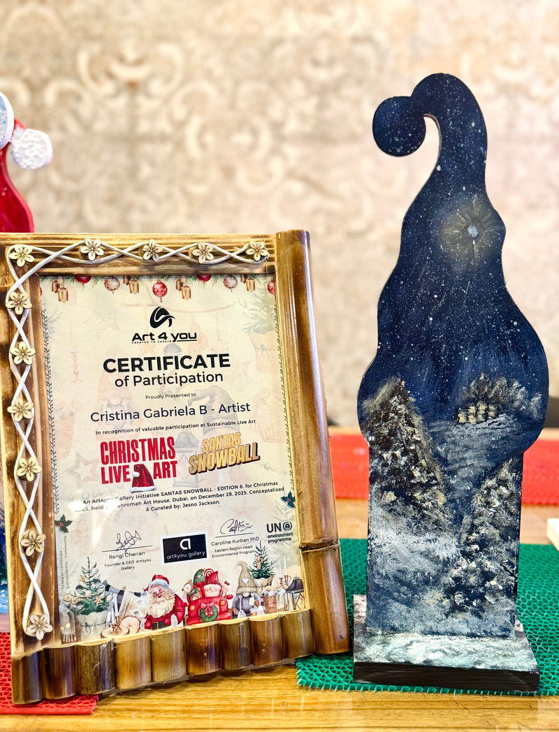 Art4You Celebrates Festive Creativity and Conscious Art at Santa's Snowball