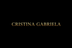 Cristina Gabriela metallic gold logo